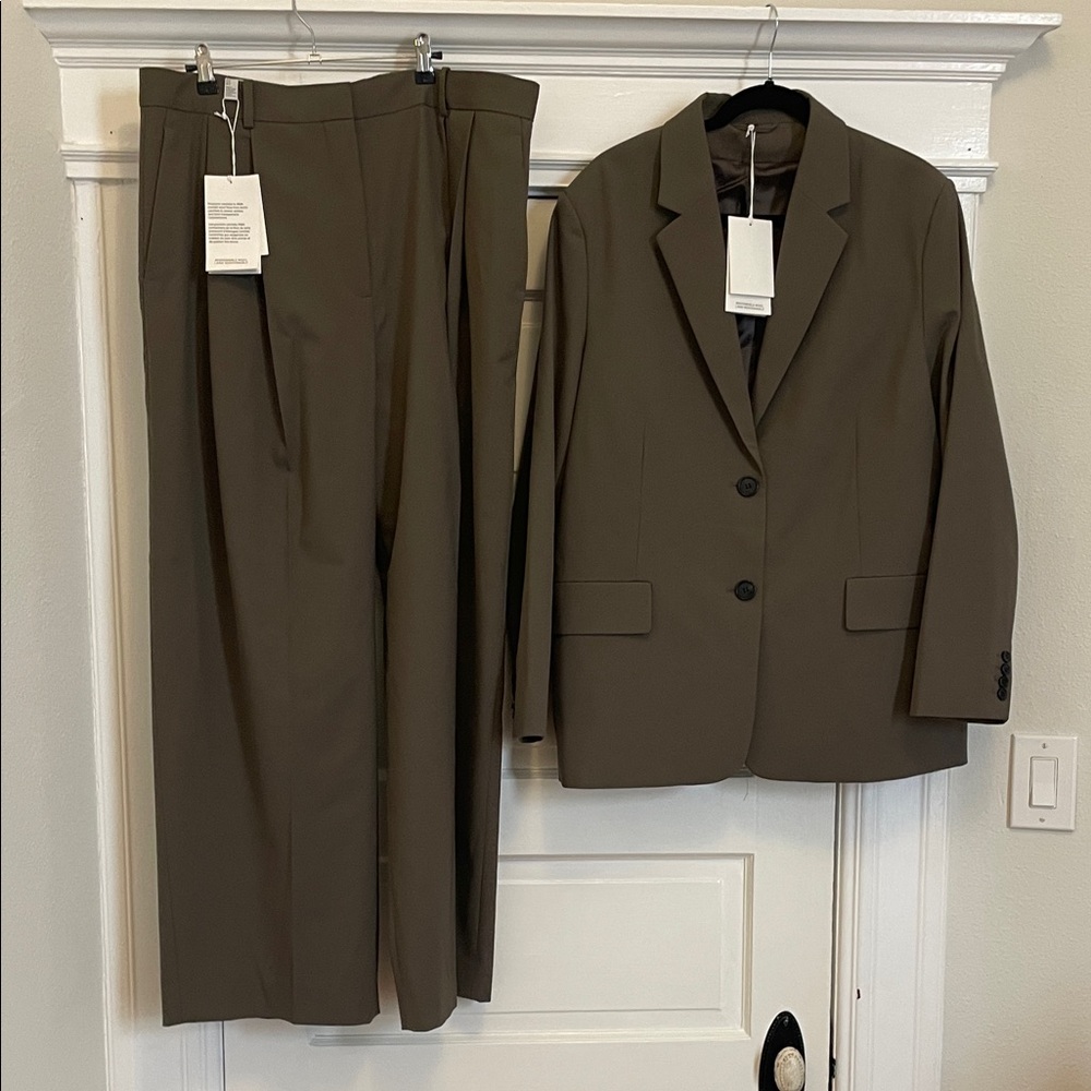 COS Women’s Khaki Suit
